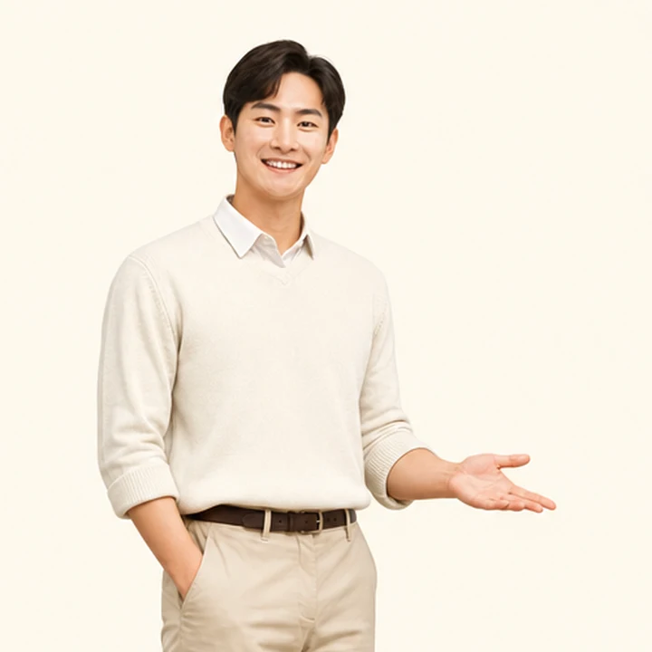 아반떼 신차 장기렌트 상담 신청을 안내하는 담당자
